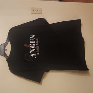 BLACK AC/DC ANGUS T-SHIRT